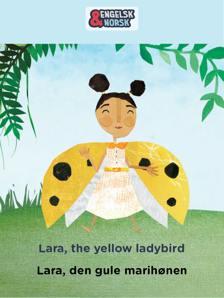 Lara, den gule marihønen Engelsk-norsk