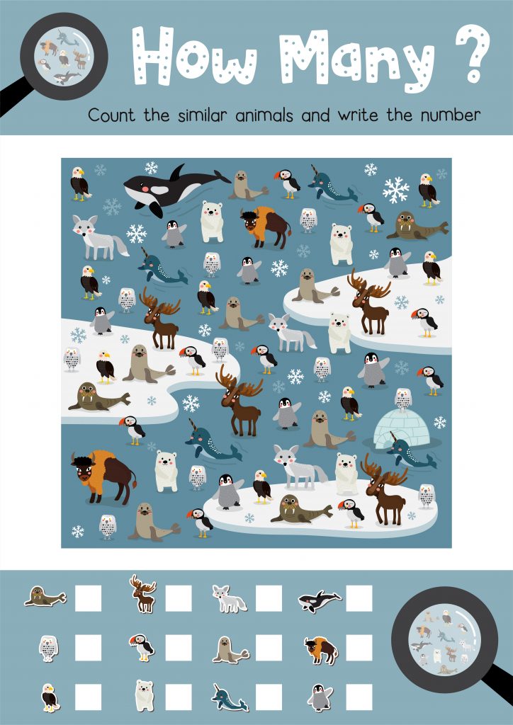 How many, count animals